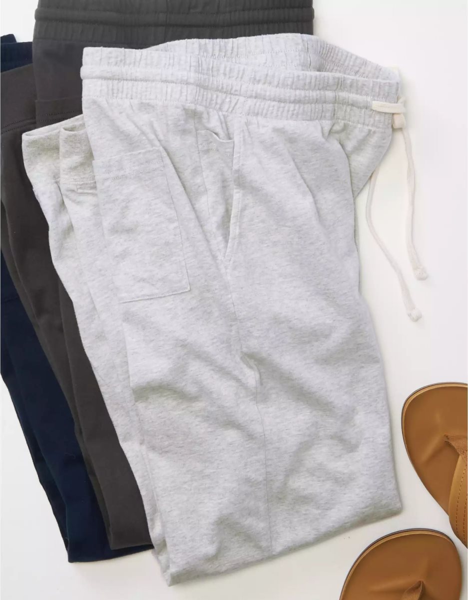 Loungewear American Eagle AE Lounge Jogger Grise Homme | TCK-72184643